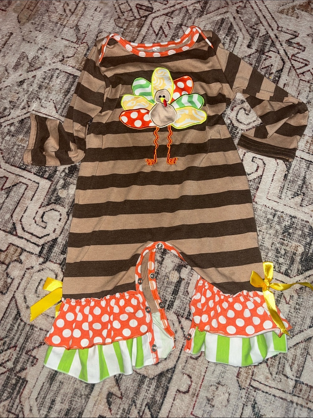 Babygirl Thanksgiving romper